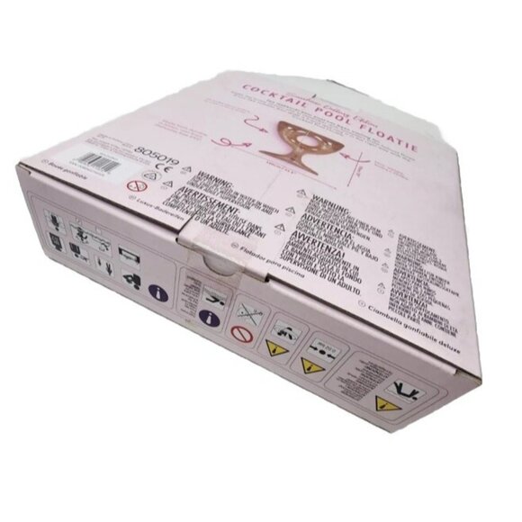 NEW SUNNYLIFE X Absolut Elyx Luxe Lie-On Cocktail Pool Float - Beach Fun - Picture 11 of 11